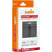 Jupio Value Pack: 2x Battery LP-E6P ULTRA 2600mAh + Dual Charger