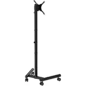 Manhattan Kompakter TV- und Monitorständer auf Rollen 33,02-127 cm 13-50 Zoll neigbar und höhenverstellbar trägt bis zu 20kg schwarz