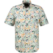 Lerros Kurzarmhemd "Kurzarmhemd mit sportivem Button-down-Kragen"