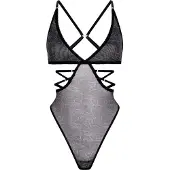Hunkemoller Azula Body mit Cut-Outs Grau