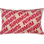 PAD Dekokissen "SUPER" Made in Europe, Kissenhülle ohne Füllung, 35x60 cm