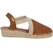Toni pons Espadrilles Damen Cognac Leder