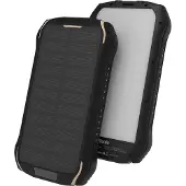 Vinnic SACA PEAK Solar Powerbank 10.000mAh IP65 1xC 2xA, black.