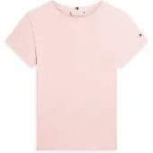 Tommy Hilfiger Co Slub Slim Ss Tee Soft Rose Größe: S | Hemden Outlet | Damen | Rosa