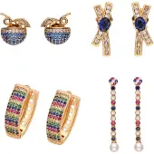 Faina Women Earrings Set in gold | Gr.: onesize