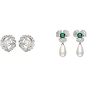 Faina Women Earrings Set in silver | Gr.: onesize