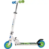 Best Sporting Scooter 125er Rolle, Tretroller für Kinder, klappbar, Farbe weiß/blau oder schwarz/orange