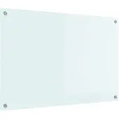 vidaXL Küchenrückwand Milch 90 x 60 cm Gehärtetes Glas