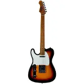 JET Guitars JT-300 Ahorn geröstet Linkshänder Sunburst