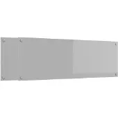 vidaXL Küchenrückwand 2 pcs Hellgrau 120 x 40 cm Gehärtetes Glas