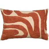 Fonq Wave Zierkissen 40 x 60 cm - Terra