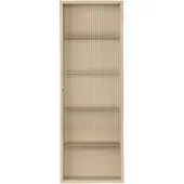 Ferm Living - Haze Wandschrank, 35 x 100 cm, Glas / kaschmir