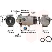 VAN WEZEL Kompressor, Klimaanlage *** IR PLUS *** 3000K434