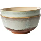 HK Living - 70's Ramen Schale, Ø 19 cm, verge (2er-Set)