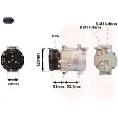 VAN WEZEL Kompressor, Klimaanlage 8100K071