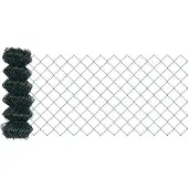 vidaXL Maschendrahtzaun mit Stacheln 10 x 0,8 m Grün Netz