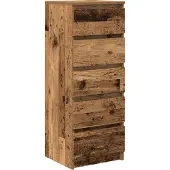 vidaXL Sideboard mit Schubladen Altholz-Optik 37,5x35x99 cm