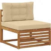 vidaXL Sofagarnituren mit Kissen 11 pcs Massivholz Akazie