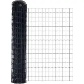 vidaXL Bodenmontierter Euro-Zaun 25 x 1,2 m PVC-beschichteter Stahl
