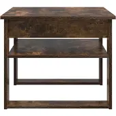 vidaXL Couchtisch Räuchereiche 64 x 54 x 44 cm Holzwerkstoff