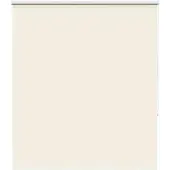 vidaXL Verdunkelungsrollo Cremeweiß 125x130cm Stoffbreite 121,6cm