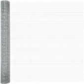 vidaXL Doppelstabmattenzaun 1000 x 140 cm Silber