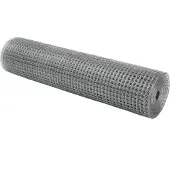 vidaXL Doppelstabmattenzaun 5000 x 80 cm Silber