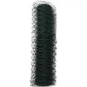 vidaXL Schweißgitterzaun 0,4 x 10 m PVC Grün