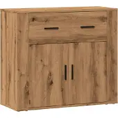 vidaXL Sideboard Artisan-Eiche 80x33x70 cm Holzwerkstoff