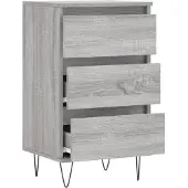 vidaXL Sideboard Grau Sonoma 40x35x70 cm Holzwerkstoff