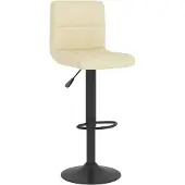 vidaXL Barhocker Creme Stoff