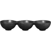 Asa selection Schüssel Grande 3 Sektionen Anthracite 10,5 x 32 cm