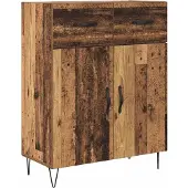 vidaXL Highboard 2 Stk. Altholz 69,5 x 34 x 180 cm Holzwerkstoff