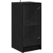 vidaXL Sideboard Schwarz Eichen-Optik 35 x 37 x 76 cm Holzwerkstoff