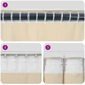 vidaXL Verdunkelungsvorhänge 2 pcs Weinrot 140 x 260 cm Samt
