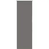 vidaXL Verdunkelungsrollo Grau 45x150 cm Stoffbreite 40,7 cm Polyester