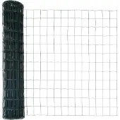 vidaXL Euro-Zaun mit Betonsockel 10 x 1,2 m PVC-beschichteter Stahl