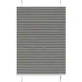 vidaXL Plissee Anthrazit 85x100 cm Stoffbreite 84,4 cm Polyester