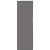 vidaXL Verdunkelungsrollo Grau 40x150cm Stoffbreite 35,7cm Polyester