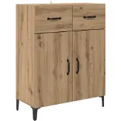 vidaXL Highboard Artisan-Eiche 69,5 x 34 x 180 cm Holzwerkstoff