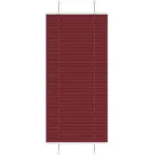 vidaXL Plissee Bordeauxrot 65x150 cm Stoffbreite 64,4 cm Polyester