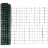 vidaXL Euro-Zaun mit Stacheln 10 x 1,4 m PVC-beschichteter Stahl Grün