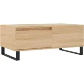 vidaXL Couchtisch Sonoma-Eiche 90x50x36,5 cm Holzwerkstoff