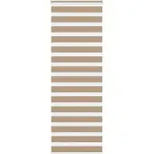 vidaXL Doppelrollo Sandbraun 75x230 cm Stoffbreite 70,9 cm Polyester