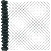 vidaXL Maschendrahtzaun mit Betonsockel 25 x 1,4 m Grün Netz