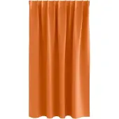 vidaXL Verdunkelungs-Vorhänge mit Ringen 2 pcs Helles Orange