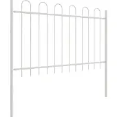 vidaXL Gartenzaun BOXTEL Weiß