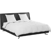 vidaXL Winterbettdecke mit Kissen 3 pcs Weiß Daunenfeder