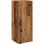 vidaXL Wandschrank Altholz-Optik 34,5x34x90 cm Holzwerkstoff