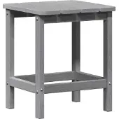 vidaXL Beistelltisch Hellgrau 38 x 38 x 46 cm Polyethylen